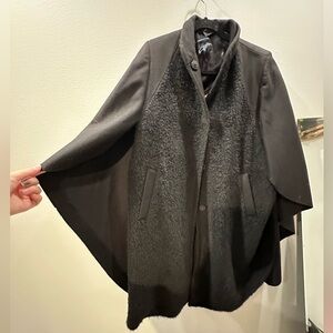 Francesco Scognamiglio Wool Cape 🐑  🖤